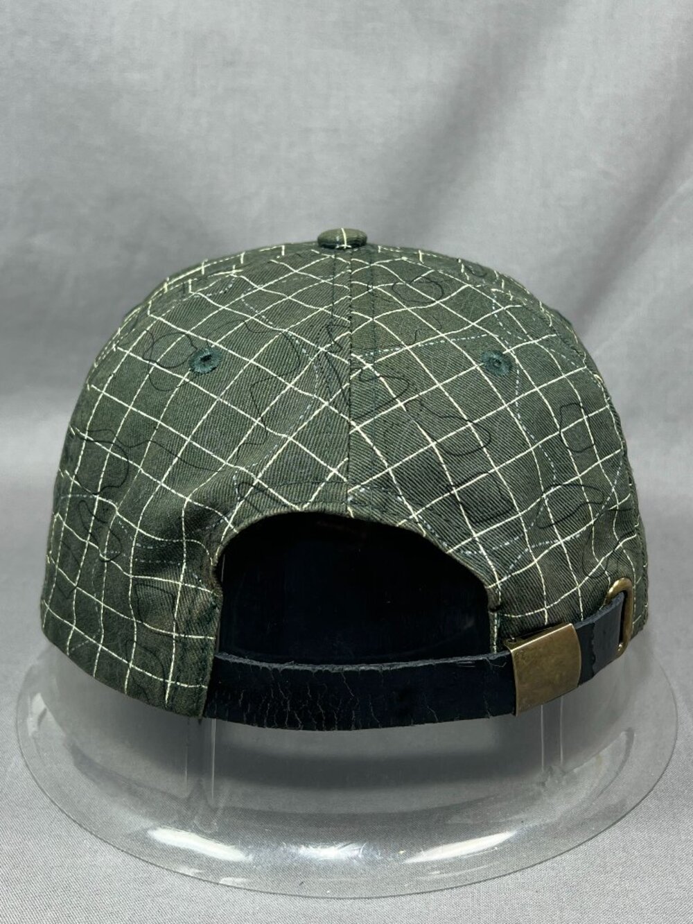 Coalatree Organics Strapback Hat Green Plaid Trailhead Outdoor Adult Dad Cap - Picture 3 of 16